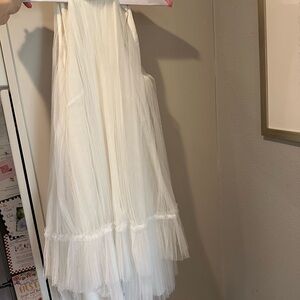 Elegant White Tulle Dress